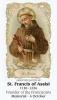 St. Francis of Assisi Prayer Card